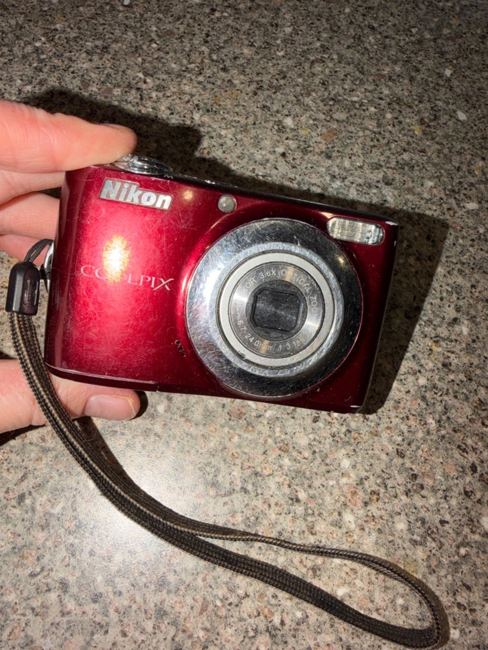 Nikon COOLPIX Compact Digital Camera - Red Metallic